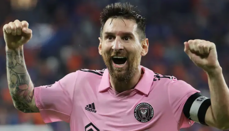 Lionel Messi wasn’t doing much & then puts it in the top corner!