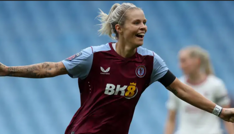WATCH: Rachel Daly is a born goalscorer! Lionesses star smashes past Mary Earps to put Aston Villa 1-0 up against Man Utd on WSL opening day - only for Red Devils to seal dramatic late win
