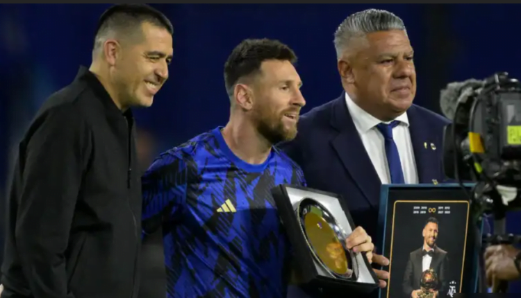 Lionel Messi Honored by Argentina for Eighth Ballon d'Or Win