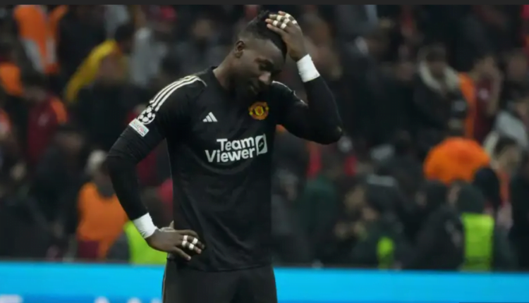Man Utd supporters find new Andre Onana gripe after goalkeeper slammed for giving Kingsley Coman ‘easiest finish ever’ during dire defeat to Bayern Munich