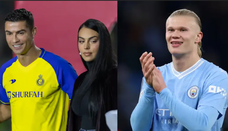 Cristiano Ronaldo's partner Georgina Rodriguez hails Al-Nassr superstar for becoming top scoring player in 2023 - but Erling Haaland could still spoil the party