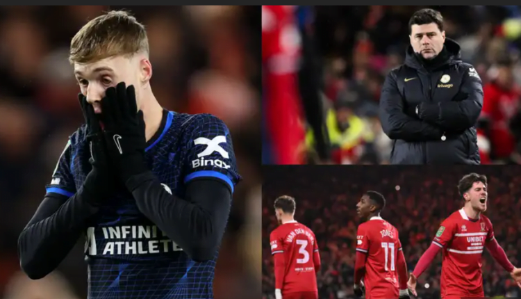 Chelsea player ratings vs Middlesbrough: Cole Palmer can’t hit a barn door while Moises Caicedo and Levi Colwill underperform as damaging Carabao Cup semi-final first leg defeat marks new low for Maur