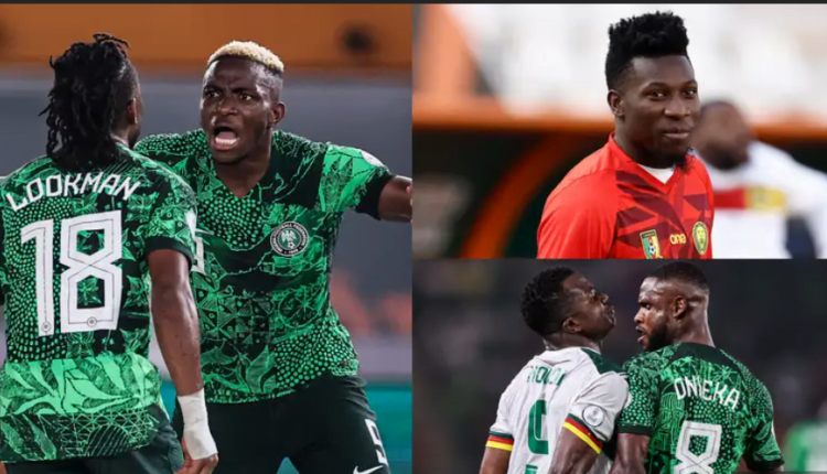 Andre Onana's heading back to Man Utd! Victor Osimhen and Ademola Lookman inspire Nigeria to victory over Cameroon in last 16 of AFCON