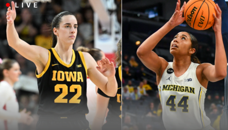 Caitlin Clark live stats: Iowa vs. Michigan score, updates, highlights from NCAA women's basketball points record chase