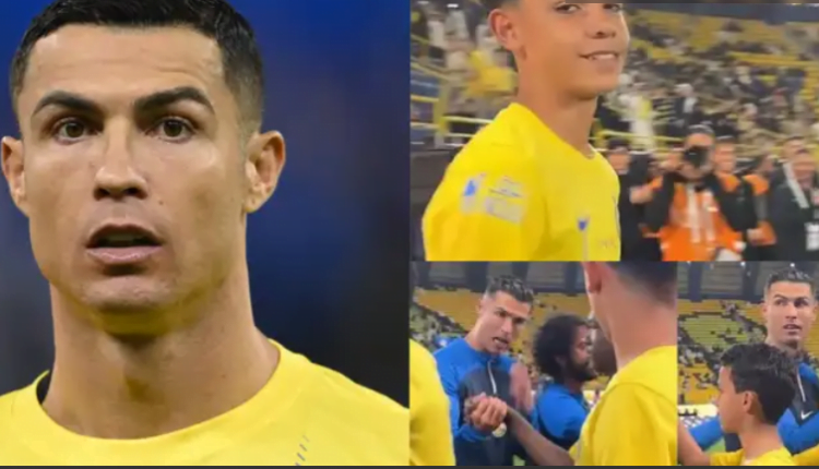 Cristiano Ronaldo embarrassed by his own son as Junior