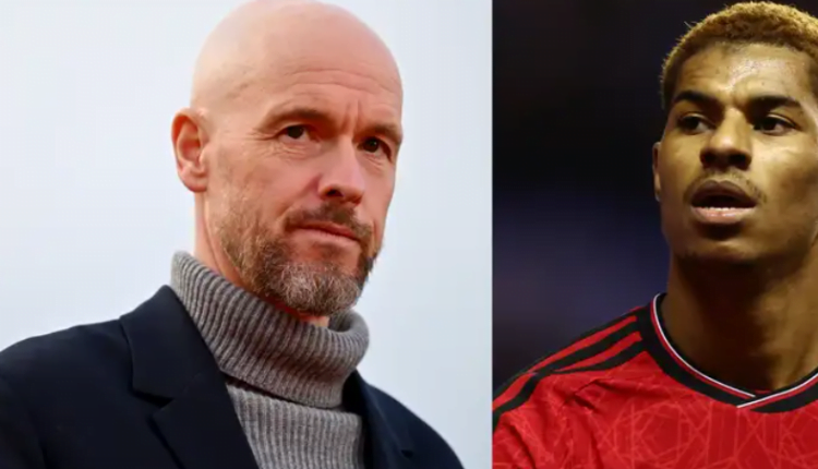 Erik ten Hag and Marcus Rashford 'barely speaking'! Man Utd staff concerned pair's relationship broken beyond repair following forward's tequila-fuelled Belfast trip