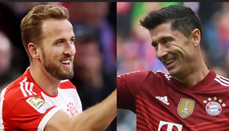 Robert Lewandowski! When Harry Kane will think about 41-goal Bundesliga record after making history with 24th effort of debut campaign at Bayern Munich