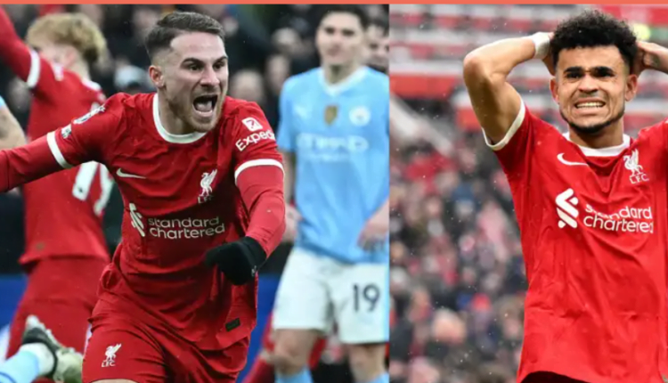 Liverpool player ratings vs Man City: Alexis Mac Allister holds his nerve in title showdown - but Luis Diaz's diabolical finishing denies Reds famous victory