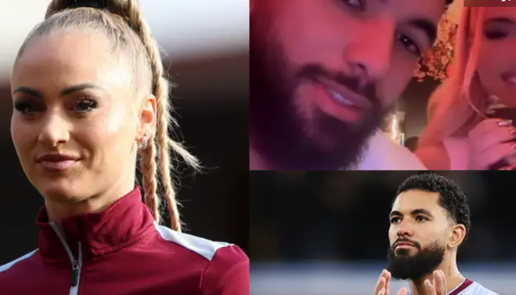 Alisha Lehmann poses for toilet photoshoot as she feels the 'love' on meal out with boyfriend & fellow Aston Villa star Douglas Luiz & his family