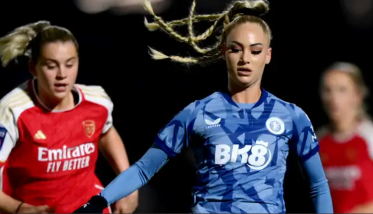 'I look like a pilot' - Alisha Lehmann wears headset as she speaks Portuguese with boyfriend Douglas Luiz while Aston Villa star plays a game