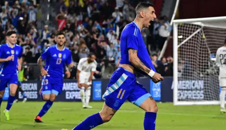 Lionel Messi will be proud! Stand-in Argentina captain Angel Di Maria curls home sensational 25-yard free kick to spark comeback against Costa Rica as World Champions win again in Inter Miami superst