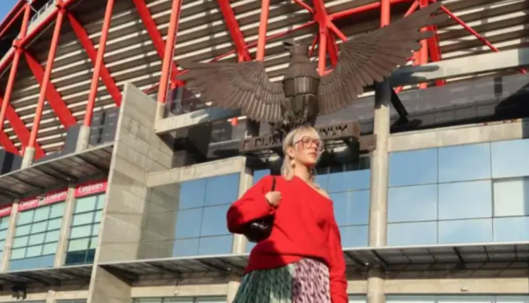 The Real Hardcore Fan Club: Cheers to Madalena, the Benfica supporter who races across Lisbon to beat the club's eagle!