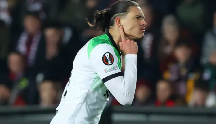 Darwin Nunez is on fire! Red-hot Liverpool forward scores TWO long-range stunners in Europa League clash against Sparta Prague as he continues fine form