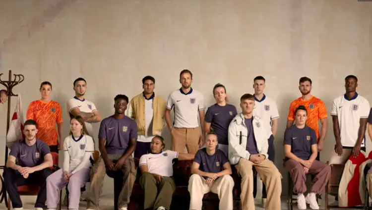 'Best England kits in years' - Three Lions fans left in awe as Nike drop new home & away strips - despite bold purple colourway & USMNT comparisons