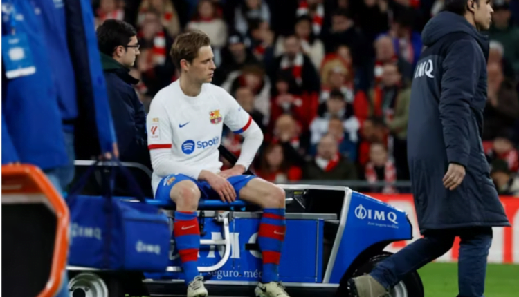 Barcelona suffer Frenkie de Jong, Pedri injury blows in Athletic Bilbao draw