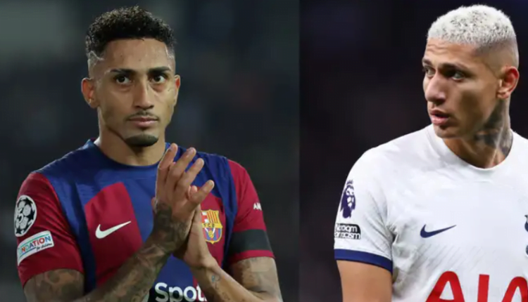 Saudi spending spree round two? Pro League clubs launch bid to sign €80m-rated Barcelona star Raphinha, with Spurs' Richarlison in their sights