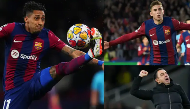 Barcelona player ratings vs Napoli: Raphinha is back to his best! Brazilian and Xavi's young guns lead the way to secure Champions League quarter-final spot