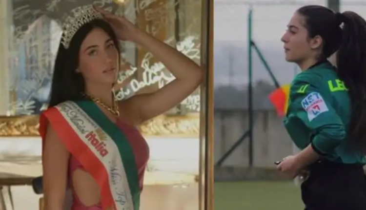 Model referee! Italian match official Mariangela Presicce promotes powerful message while vowing not to let sexist comments drive her away from football
