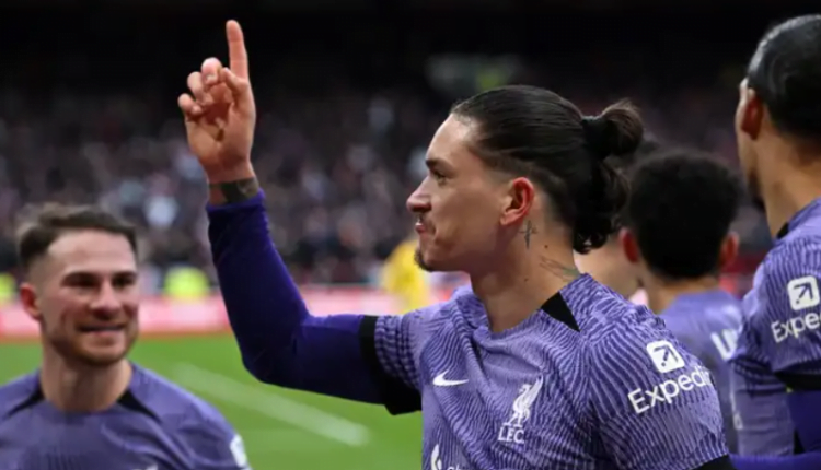 Virgil van Dijk pays tribute to Liverpool team-mate Darwin Nunez following returning striker's huge 99th-minute winner against Nottingham Forest