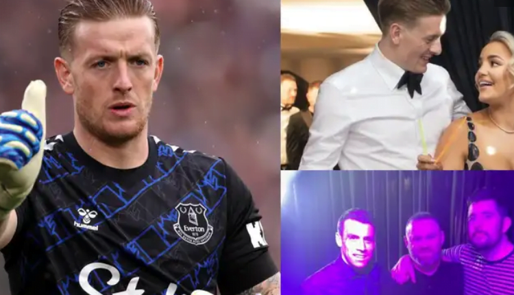 Wayne Rooney & Tony Bellew join Jordan Pickford & wife Megan at boozy Bongos Bingo birthday bash as Everton & England goalkeeper turns 30