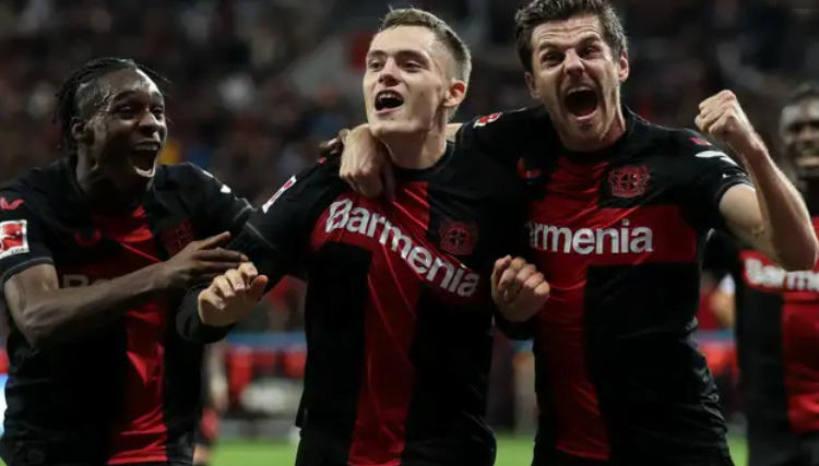 Xabi Alonso is immortal! Harry Kane’s title rivals Bayer Leverkusen score TWO stoppage time goals to defeat Qarabag - reaching Europa League quarter-finals & preserving incredible 37-game unbeaten run