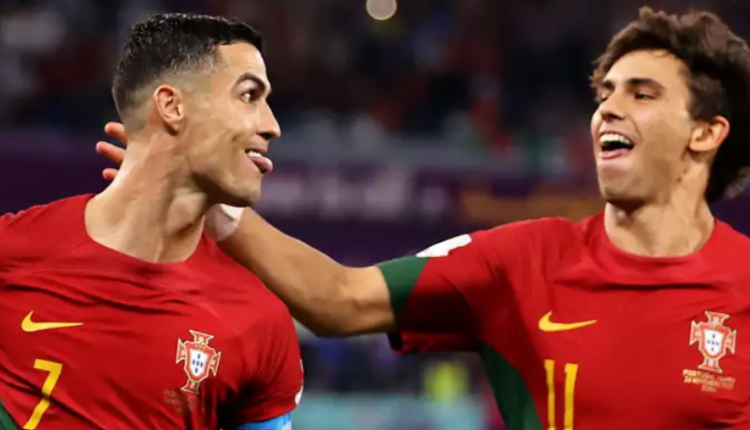 'Very lucky to have met him' - Cristiano Ronaldo hailed by Joao Felix for being an 'example in football & life' as Barcelona star also names Harry Kane as one of players he admirers most