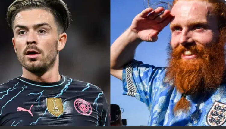 Man City star Jack Grealish enjoys heartwarming moment with Hardest Geezer Russ Cook - who became first man to run length of Africa - before Premier League win over Brighton