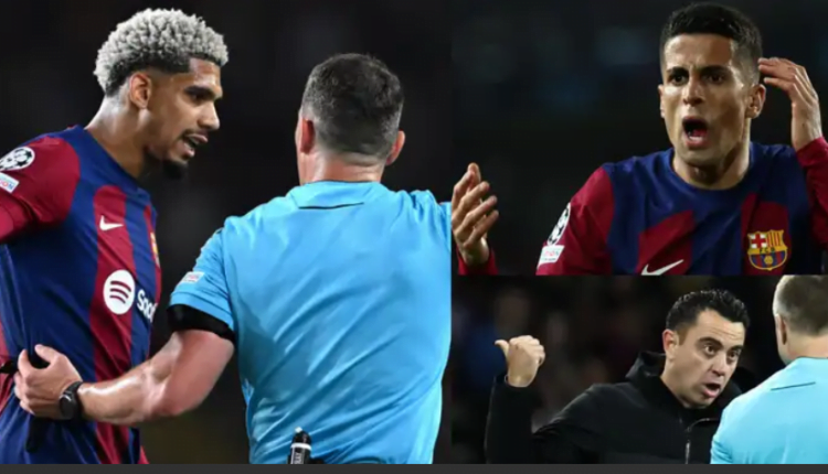 Barcelona player ratings vs PSG: Ronald Araujo's red card leads to Champions League implosion as Xavi seethes and Joao Cancelo's rash challenge proves costly