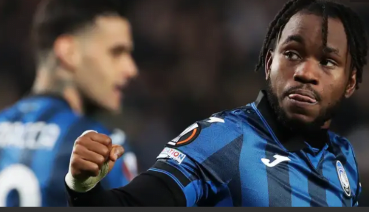 Ademola Lookman lights up the Europa League final! Atalanta star nutmegs Granit Xhaka before smashing home outrageous goal to leave Bayer Leverkusen's unbeaten season under serious threat