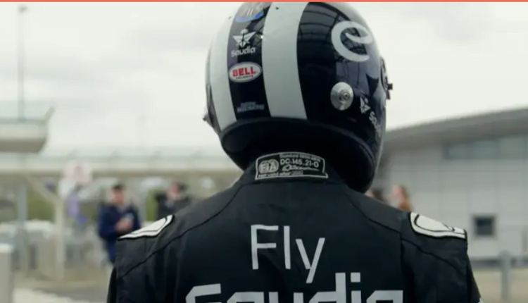 Secret driver speeds to St James' Park in Formula E car in bid to make kick-off - but which Newcastle star is beneath the helmet?