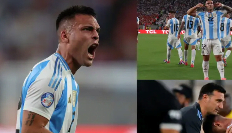 Lautaro Martinez's goal seals Copa knockout spot for Argentina