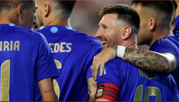 Messi marks birthday with Argentina teammates at Copa America.