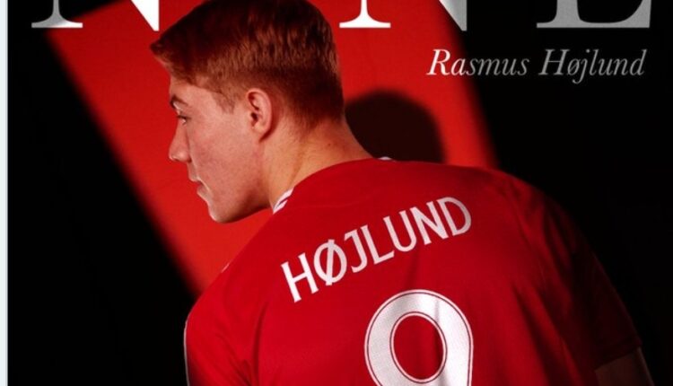 Hojlund Takes No.9 Shirt at Manchester United