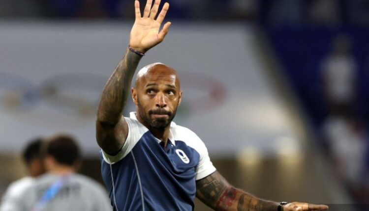 Thierry Henry Celebrates as France Reaches Olympic Final