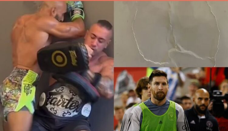 Yassine Chueko, Messi bodyguard Shows Off Intense Training Regime with Messi Family