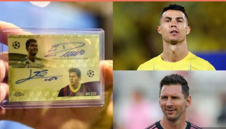 Unique Ronaldo and Messi Signed Card Set to Fetch £100k at Auction
