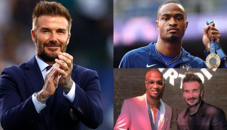 David Beckham Shares Meeting with Olympic Champion Matthew Hall