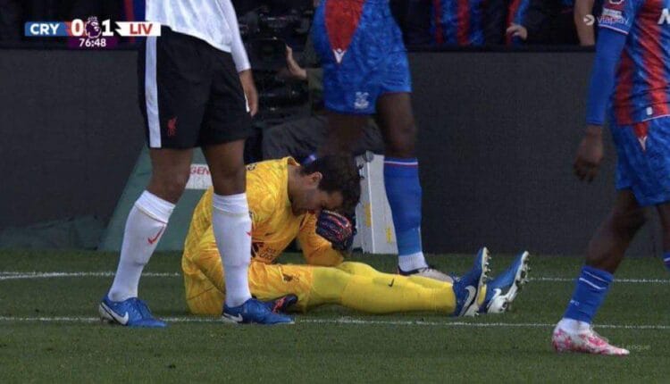 Alisson Becker Subbed Off with Suspected Hamstring Injury