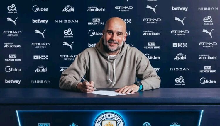 Pep Guardiola Signs New Deal with Manchester City