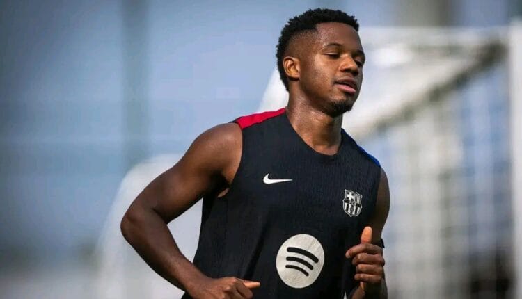 Ansu Fati to Train at Barcelona During Holidays