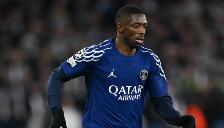 Boost for Arsenal as chief tormentor Ousmane Dembele suffers injury after matching Kylian Mbappe record in PSG's Champions League win at Emirates Stadium