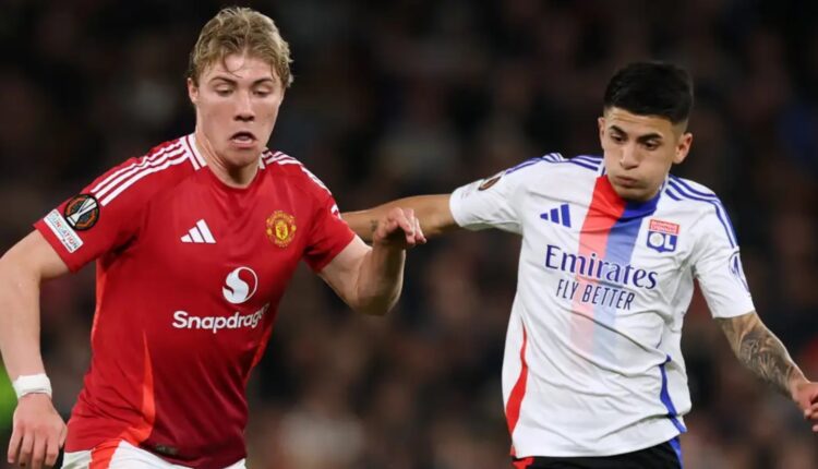 'The road to a semi' - Rasmus Hojlund makes lewd Instagram post to celebrate Man Utd's late victory over Lyon