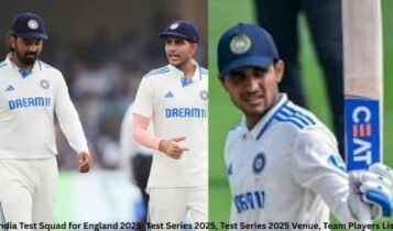 India Test Squad for England 2025: Test Series 2025, Test Series 2025 Venue, Team Players List