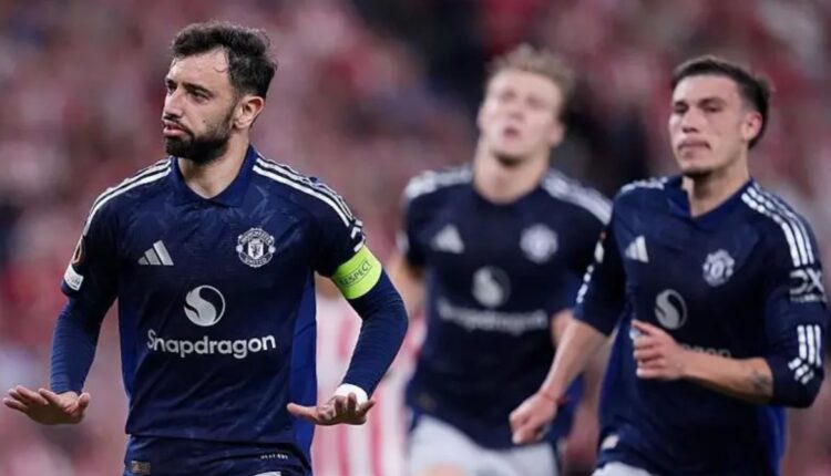 Man Utd claim huge first-leg win at 10-man Athletic Bilbao