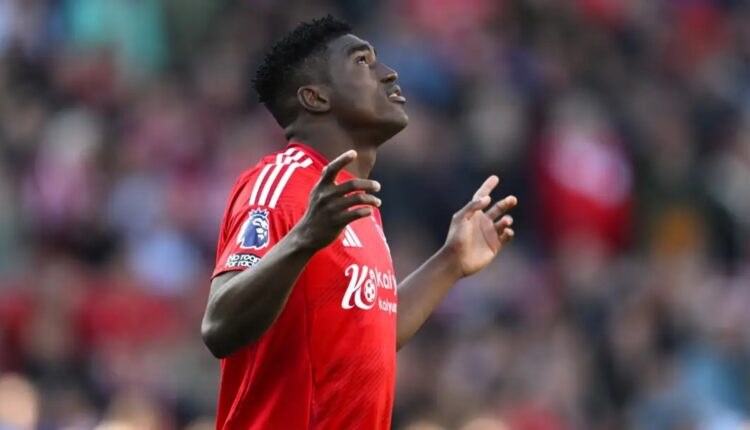Nottingham Forest star Taiwo Awoniyi out of induced coma after having successful surgery following clash with woodwork against Leicester
