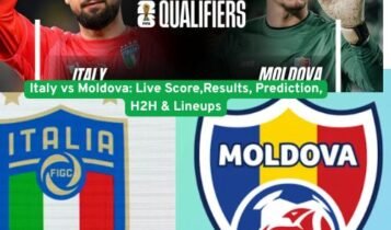 Italy vs Moldova: Live Score,Results, Prediction, H2H & Lineups