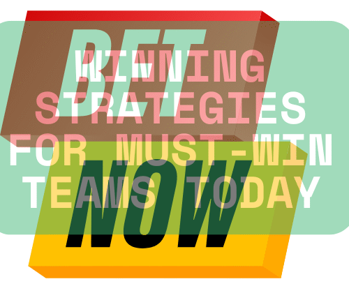 Winning Strategies for Must-Win Teams Today